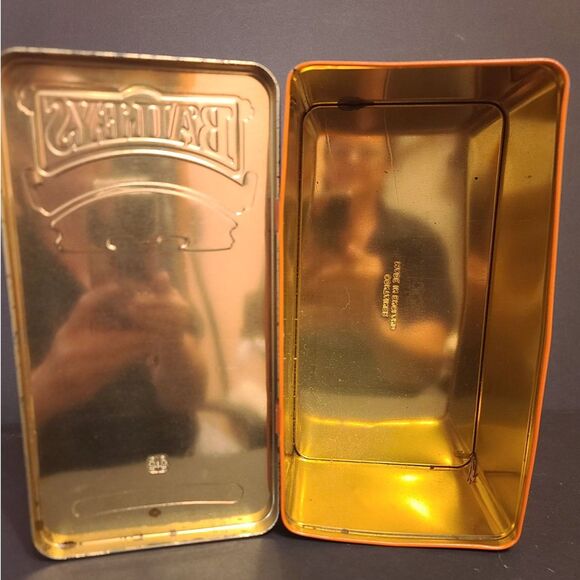 Baileys Original Irish Cream Vintage Tin Container Box Green Made in England - Picture 7 of 11